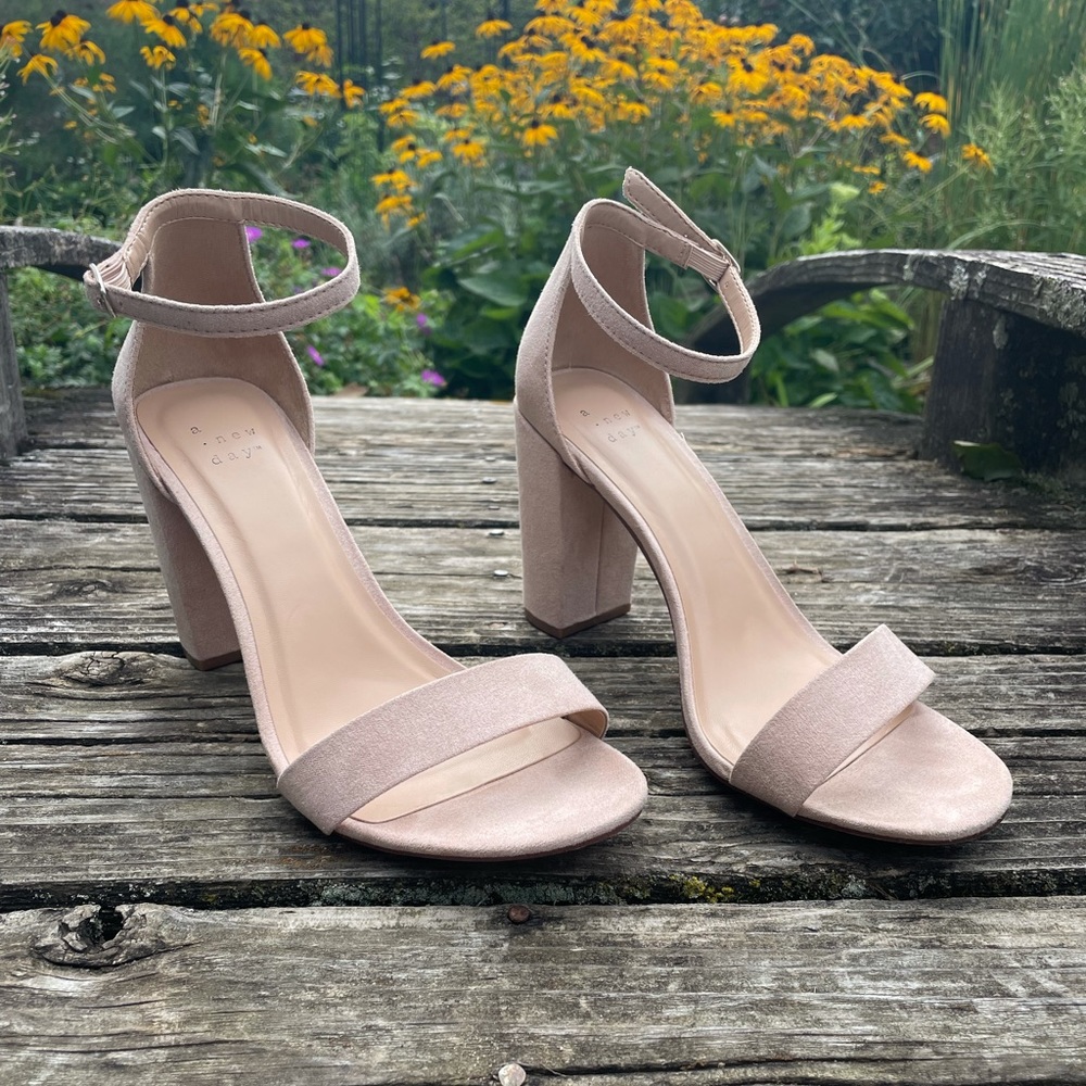 Blush Sandal Heels